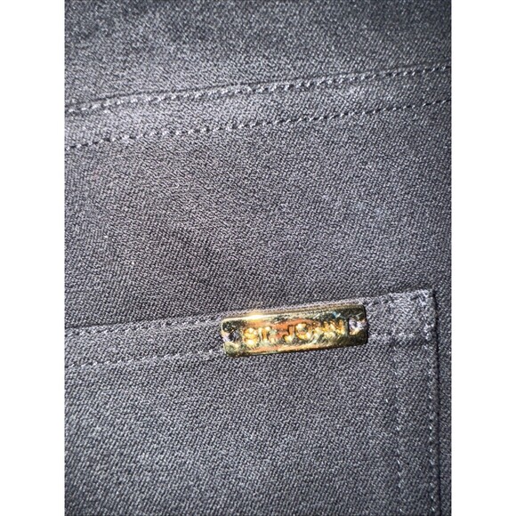 St. John Sport Women's Black Cotton Blend Pants Jeans Stretch Size 14 USA - Picture 7 of 7